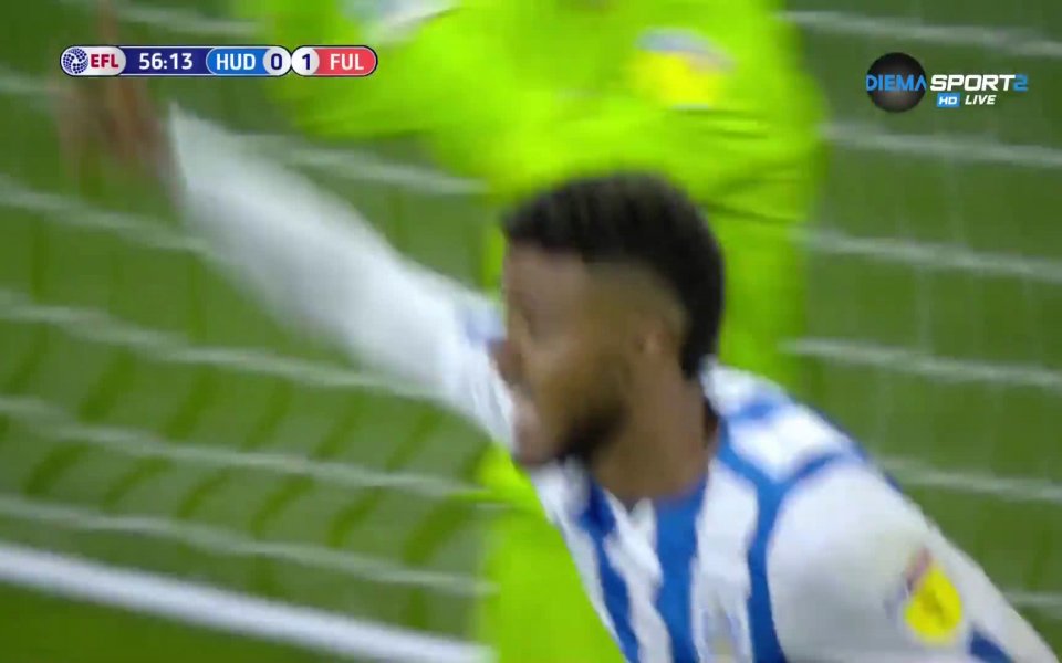 Вижте най-интересното от двубоя между Хъдърсфийлд и Фулъм, завършил с