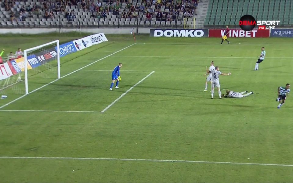 Гол за Черно море, Родриго матира вратаря на Лудогорец с