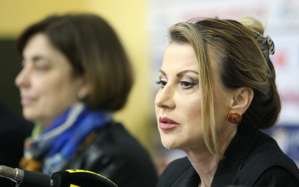 Президентът на Българската федерация по художествена гимнастика Илиана Раева беше