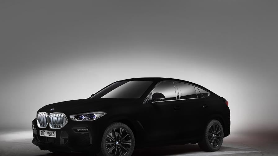 Черен като душата на дявола: BMW X6 Vantablack