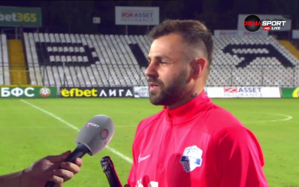 Спас Делев стана Играч на мача между Славия и неговия