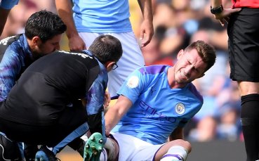 Централният защитник на Манчестър Сити Аймерик Лапорт отлетя за Барселона