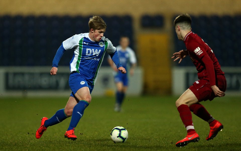 Юношата на Уигън Атлетик Джо Гелхардт е трансферна цел на