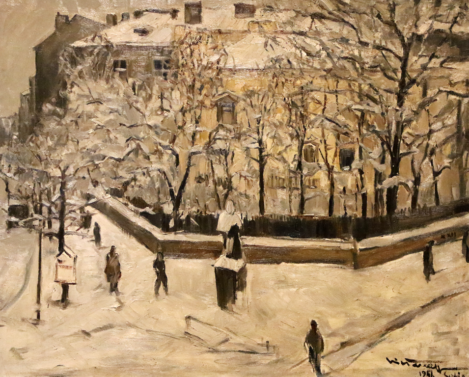 <p>Никола Танев - Зима в София, 1956г.</p>