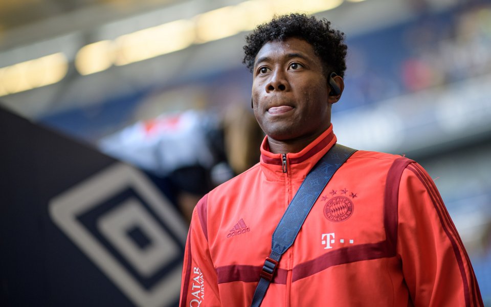 Защитникът на Байерн Мюнхен Давид Алаба получи травма на аддукторите