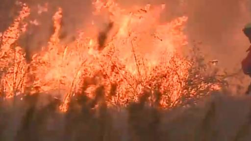  Огън и големи кълба пушек до летище в Австрия, има ранени 