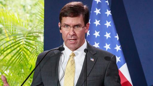  Министърът на защитата на Съединени американски щати Марк Еспър 