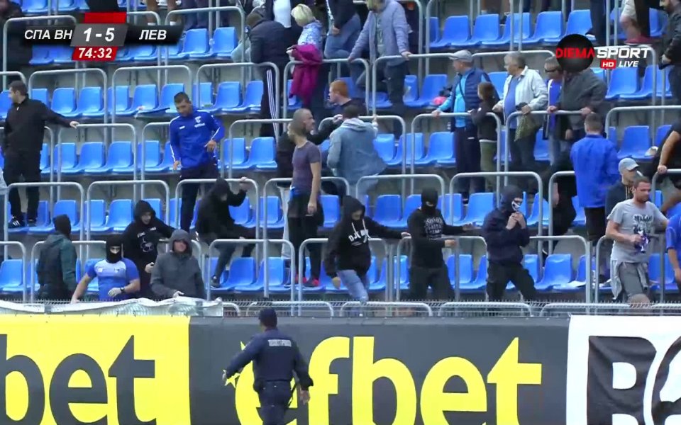 На двубоя между Спартак Варна и Левски за Купата на