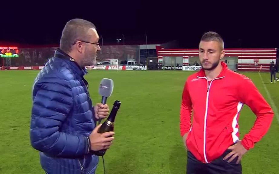 Играчът на мача Антон Карачанаков коментира представянето си, както и