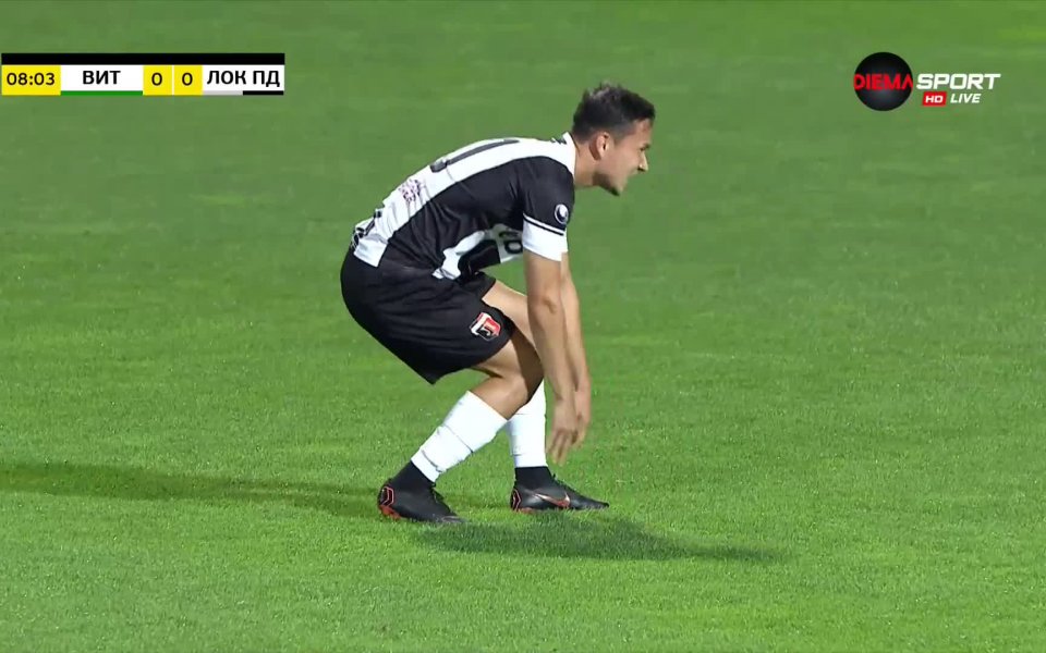 На почивката отборът на Локомотив Пловдив води с 1:0 над