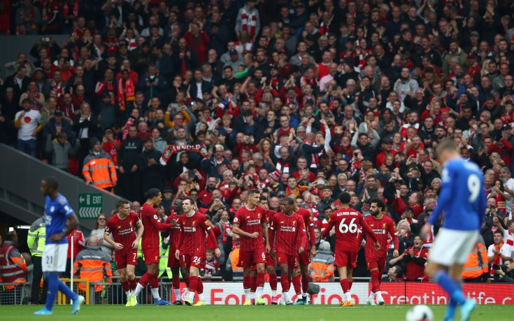 Победната серия на Ливърпул няма край - гол в края унищожи Лестър