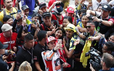 Световният шампион за сезон 2019 в MotoGP Марк Маркес