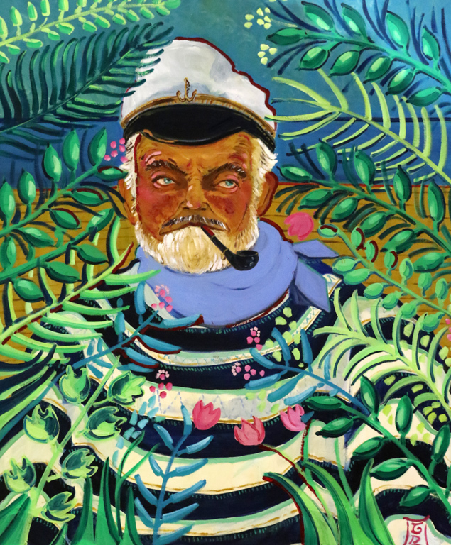 <p>&quot;Капитана&quot; &ndash; масло върху платно</p>