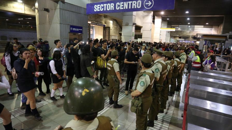 Протестите в метрото на Сантяго, Чили