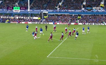 Вижте най доброто от двубоя между тимовете на Евертън и Уест