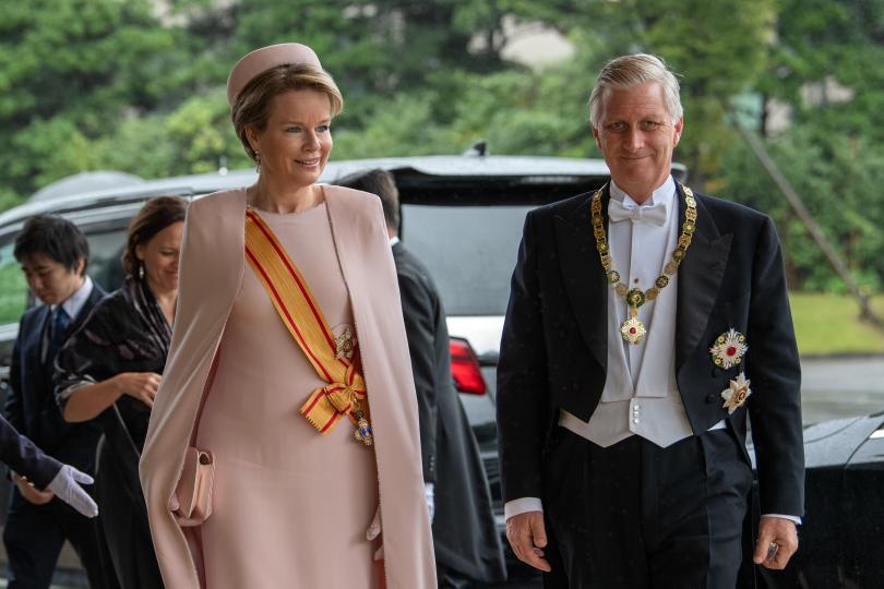 <p>Белгийският крал Филип и кралица Матилде</p>