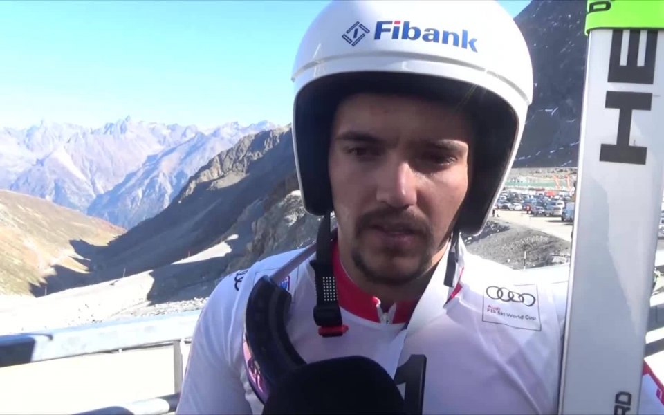 Българският скиор Алберт Попов отпадна след първия манш на гигантския