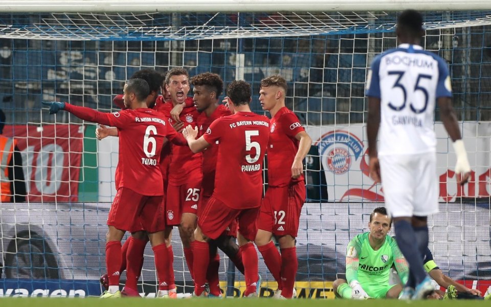 Байерн Мюнхен съумя да победи Бохум с 2:1 в двубой