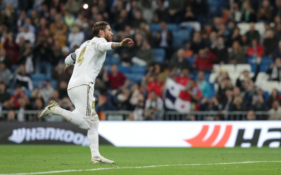 Голът, който Серхио Рамос отбеляза при победата с 5:0 над