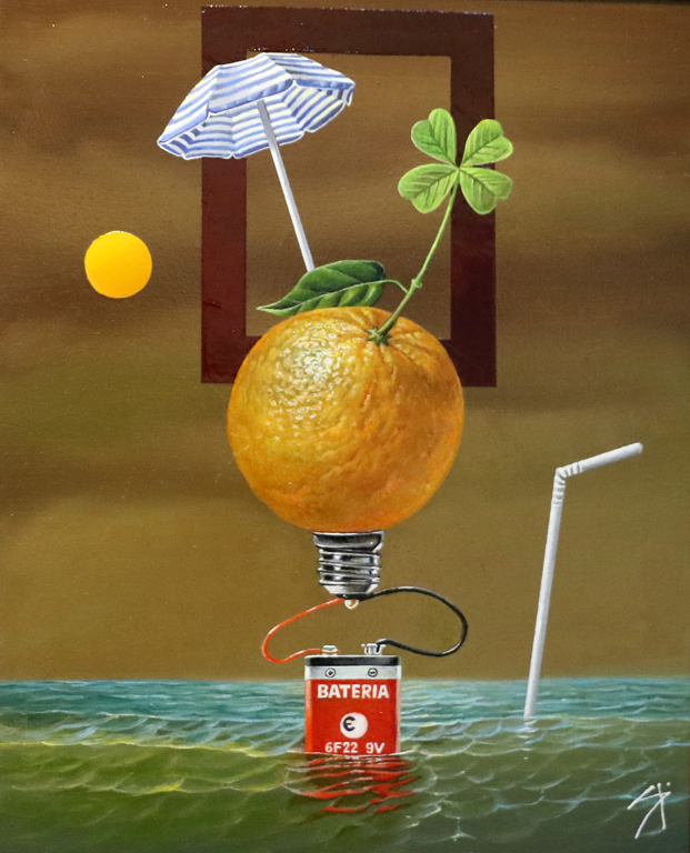 <p>АЛЕГОРИЯ НА КЪСМЕТА маслени бои, платно</p>