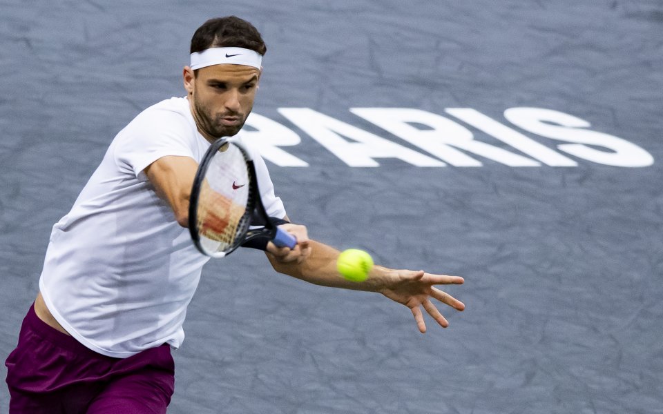 Григор Димитров загуби с 6:7 (5:7), 4:6 в изключително оспорван