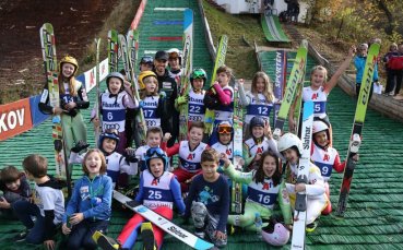 Създаденият наскоро клуб Бояна развиващ ски скок в София беше