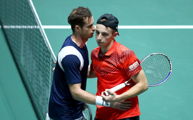 Мъри се изпоти срещу непретенциозен холандец за Купа Дейвис