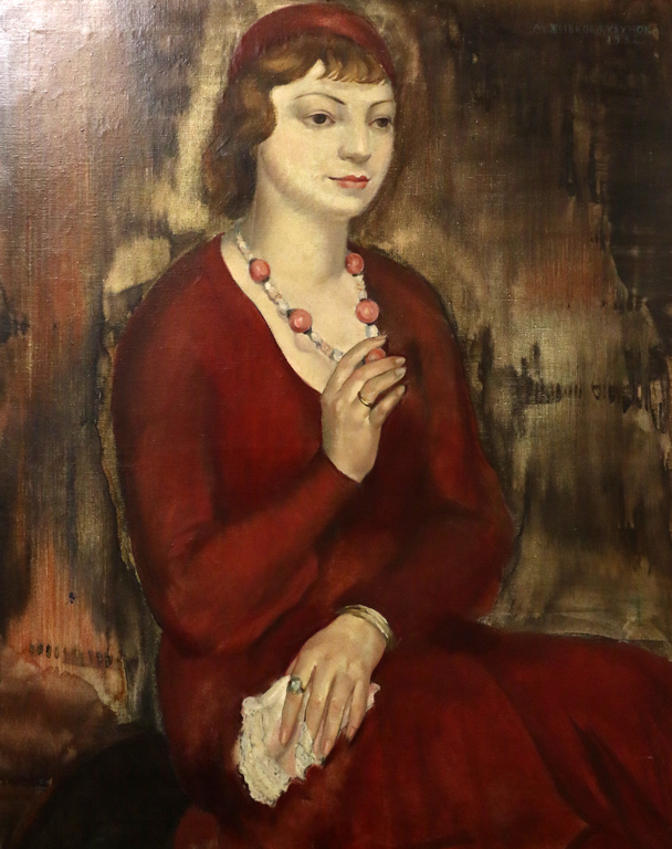 <p>Маша Живкова - Узунова, Дамски портрет 1932 г.</p>