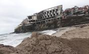  Дигата на плажа в Созопол е съвсем отстранена 