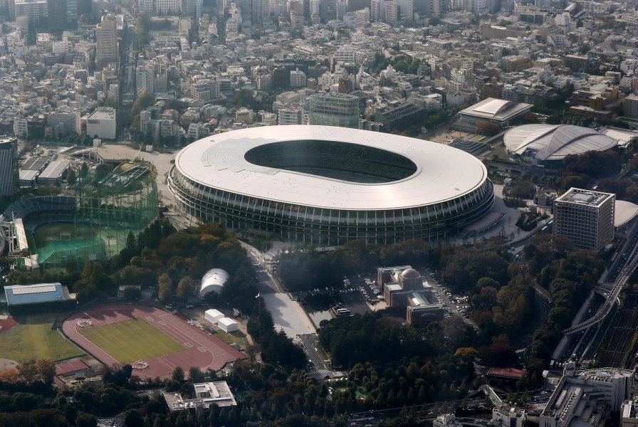 Олимпийският стадион в Токио1
