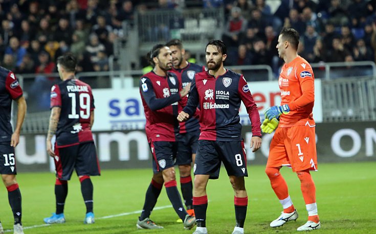 Впечатляващ Каляри обърна Сампдория за 20 минути