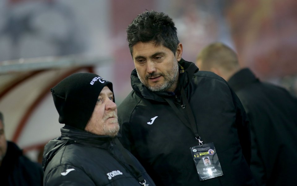 Наставникът на Етър Калоян Чакъров сподели след равенството 2:2 с