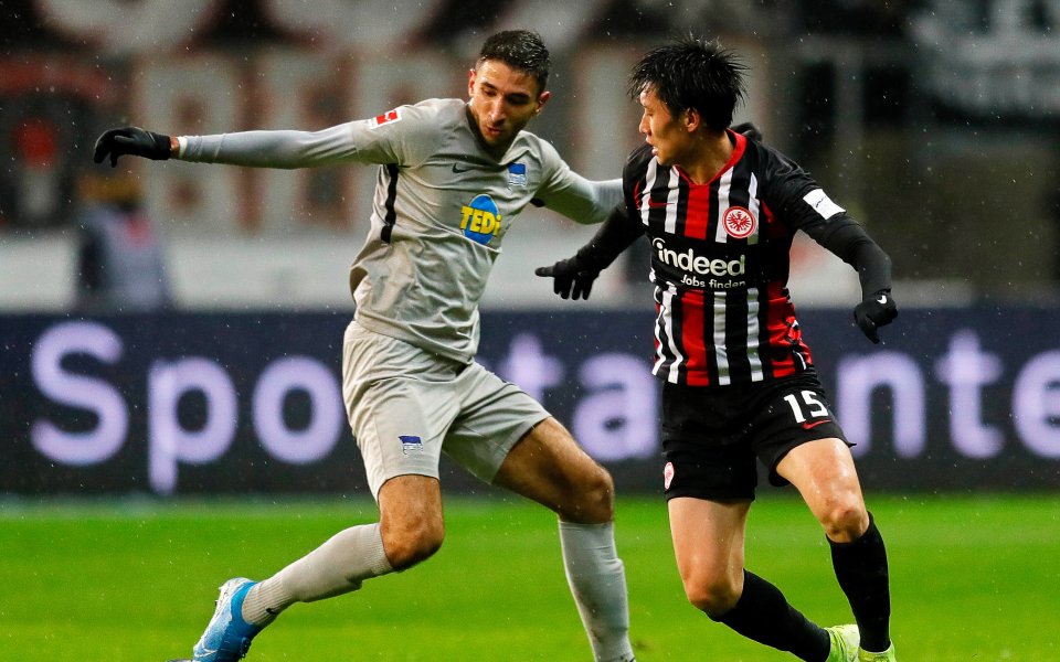 Отборите на Айнтрахт Франкфурт и Херта Берлин не излъчиха победител