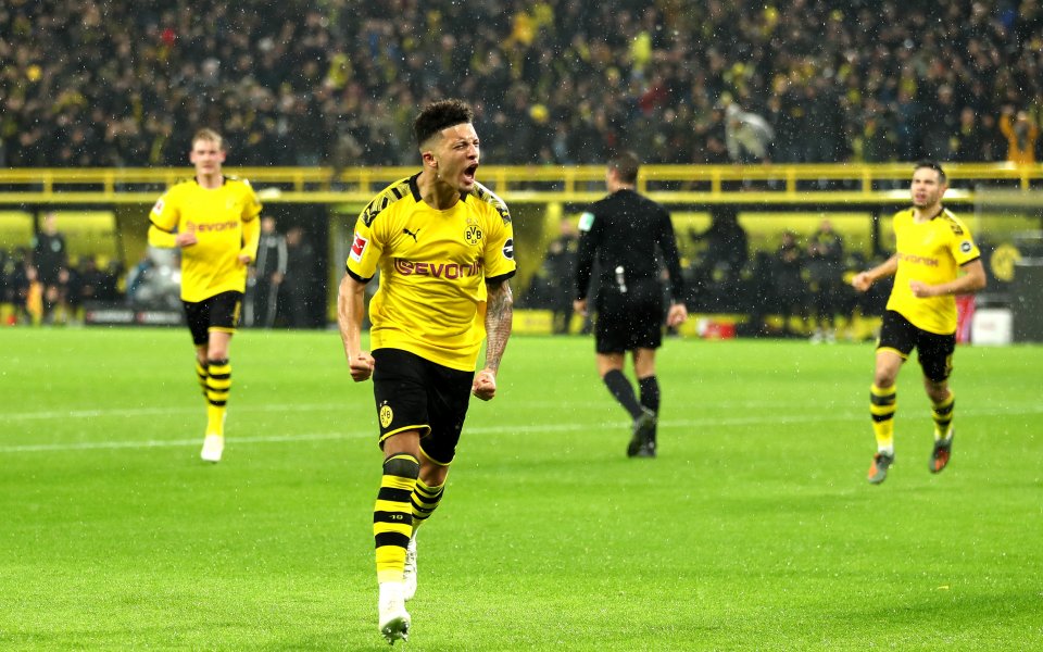 Звездата на Борусия Дортмунд Джейдън Санчо продължава с блестящото си