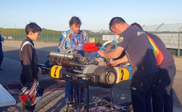 Българският картинг пилот Никола Цолов проведе тридневна подготовка за предстоящия
