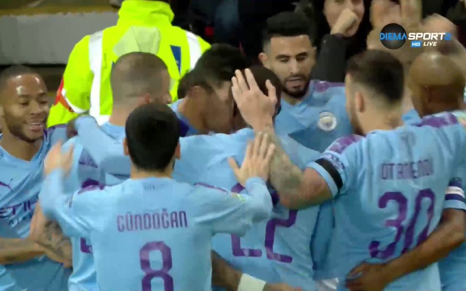 Манчестър Сити поведе на Юнайтед в дербито на града за