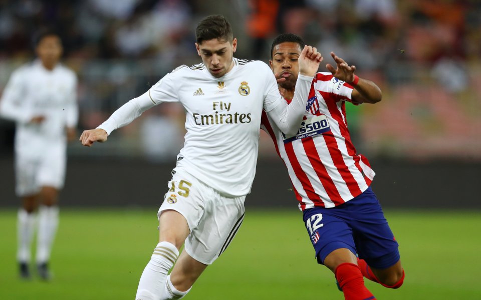 Реал Мадрид и Атлетико Мадрид играят при резултат 0:0 във