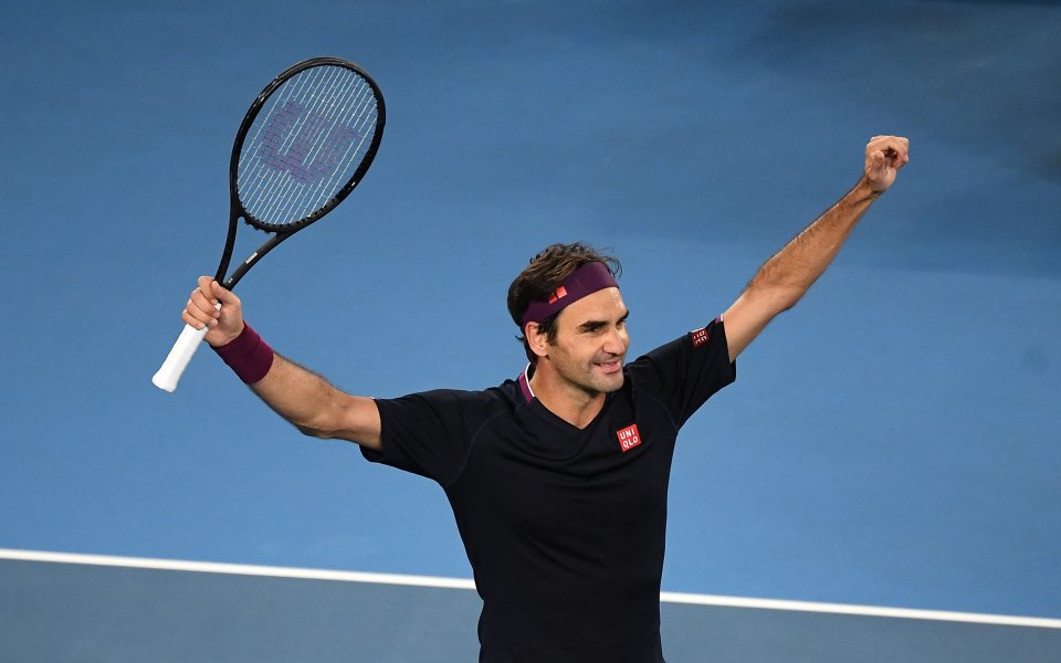 Шесткратният шампион Роджър Федерер (Швейцария) се класира за четвъртия кръг