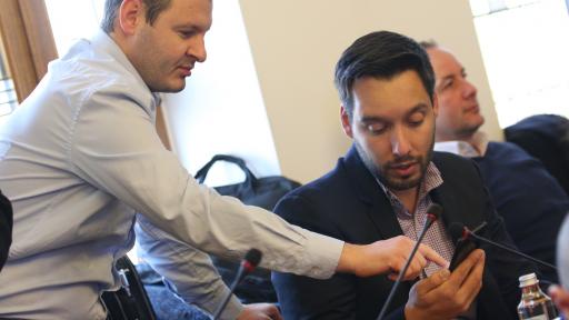  Борис Бонев на съвещание на Столичния общински съвет 