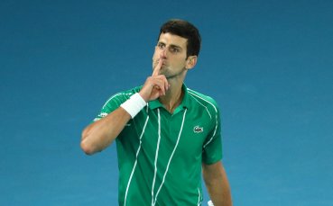 Победителят в Откритото първенство на Австралия Новак Джокович за пореден