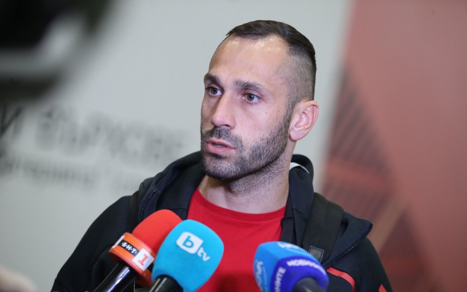 Капитанът на ЦСКА Петър Занев заяви при завръщането на отбора