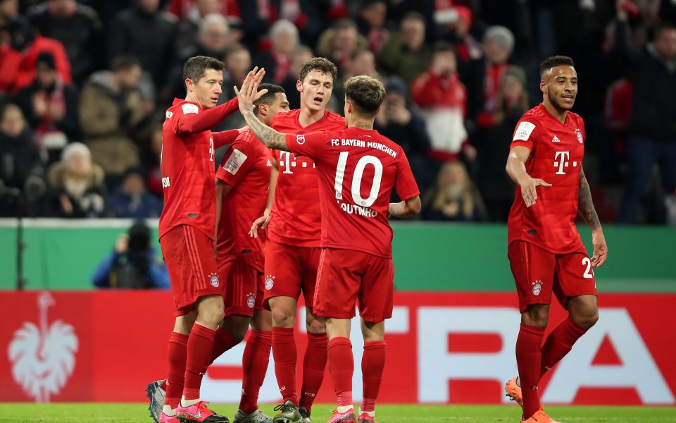 Отборът на Байерн Мюнхен се промъкна към 1/4-финалтие за Купата