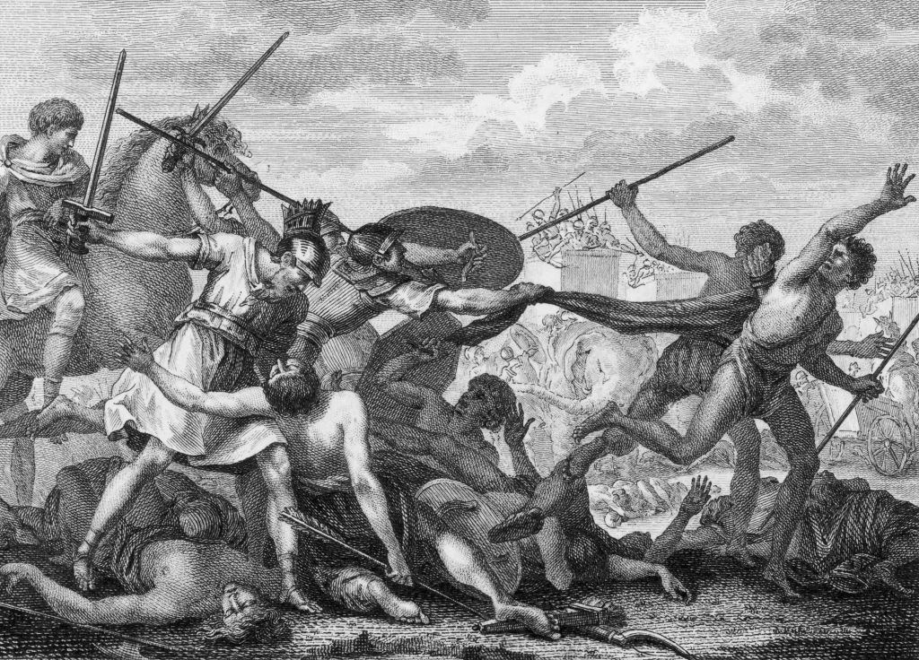 <p><strong>Гладиаторските битки първоначални били част от погребални церемонии</strong></p>

<p>Първоначално се смятало, че гладиаторските битки били наследство на римляните от етруските, но впоследствие историците установили, че те се зародили като част от погребалните церемонии на богати граждани. Според някои римски историци гладиаторските битки служели като едно своеобразно жертвоприношение. Те се приемали и като израз на почит към починалия.</p>
