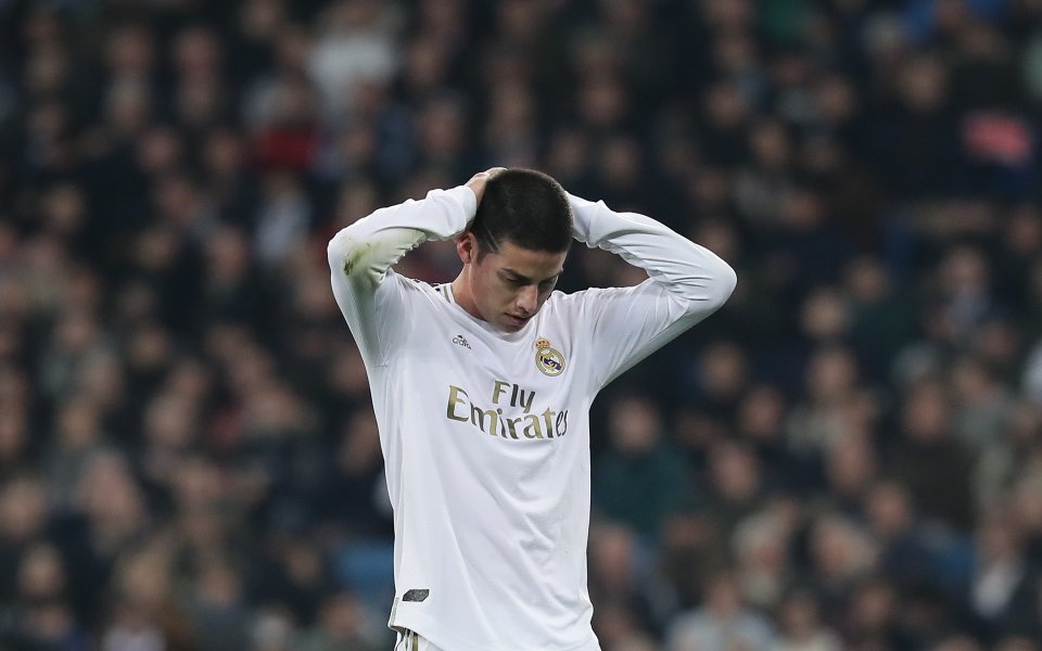 Халфът на Реал Мадрид &ndash; Хамес Родригес е аут за