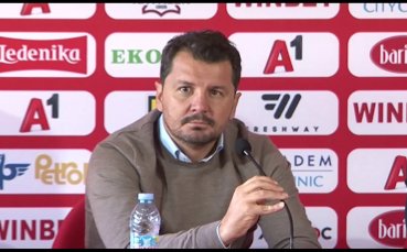 Наставникът на ЦСКА Милош Крушчич коментира предстоящия двубой на червените