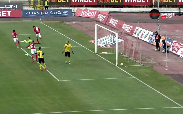 ЦСКА - Ботев Пд 1:0 /първо полувреме/