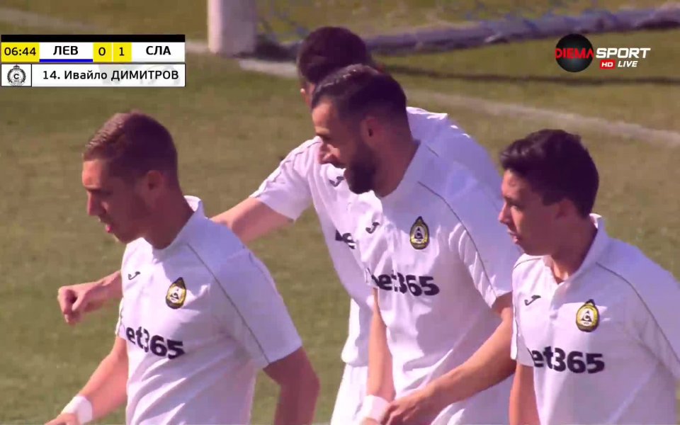 Голът на Ивайло Димитров от Славия срещу Левски