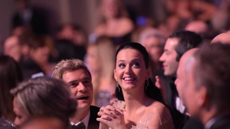  Влюбените Кейти Пери и Орландо Блум 