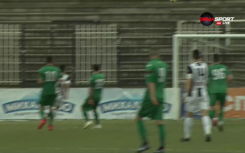 В 33-ата минута Анте Аралица откри резултата по блестящ начин