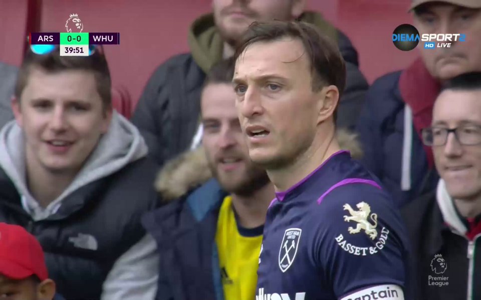 Отборът на Арсенал победи Уест Хем с минималното 1:0 в